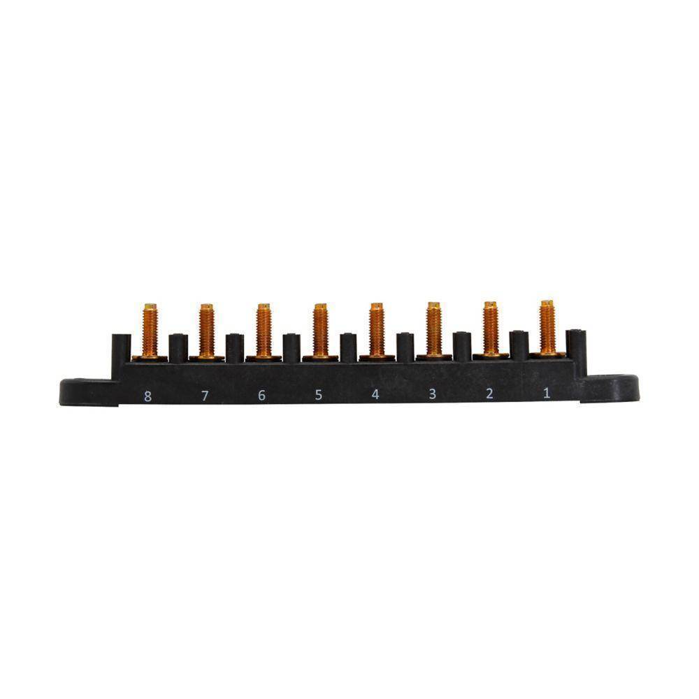 Bussmann C7021-04N-4 Power Feed-Through Terminal Block, 300 VAC, 115/175 A, 4 Poles, Screw Mount