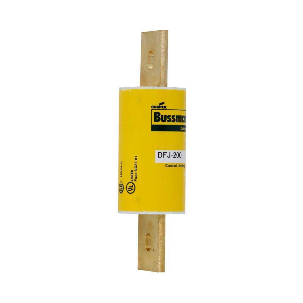 Bussmann DFJ-110 Current Limiting High Speed Fuse, 110 A, 600 VAC/450 VDC, 100/200 kA Interrupt, J Class, Cartridge Body