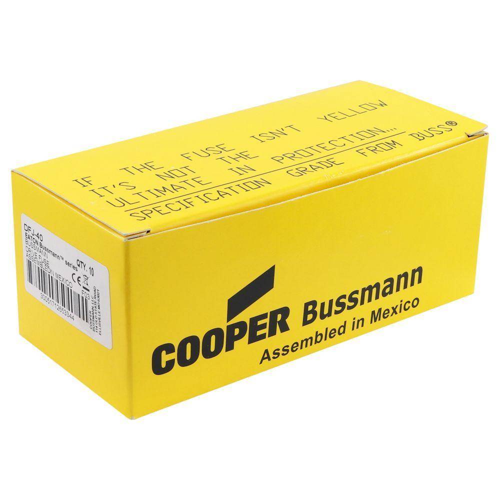 Bussmann DFJ-50 Current Limiting High Speed Drive Fuse, 50 A, 600 VAC/450 VDC, 200/100 kAIC Interrupt, J Class, Cylindrical Body