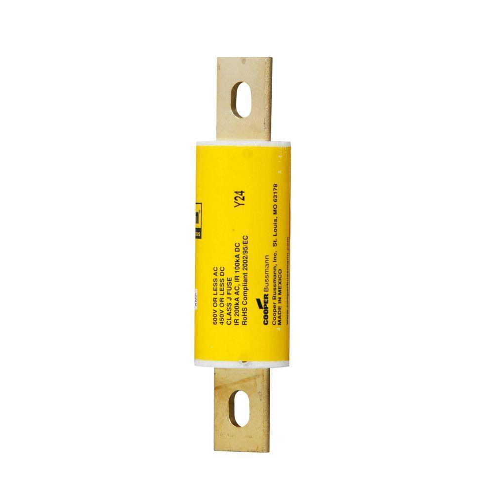 Bussmann DFJ-90 Current Limiting High Speed Fuse, 90 A, 600 VAC/450 VDC, 100/200 kA Interrupt, J Class, Cartridge Body
