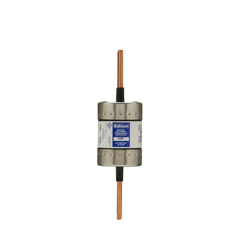Bussmann Edison ECNR225 Current Limiting Time Delay Fuse, 225 A, 250 VAC/125 VDC, 200 kAIC Interrupt, RK5 Class