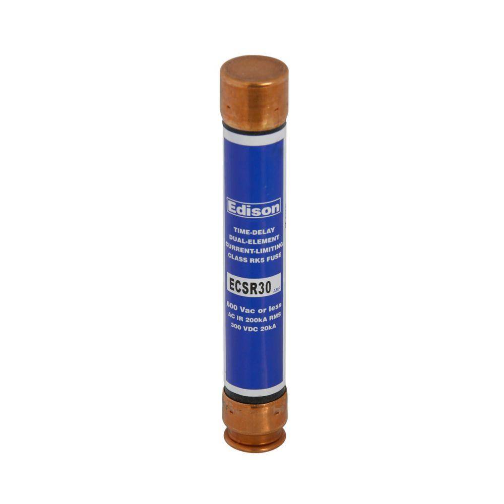 EATON Edison ECSR4 Current Limiting Time Delay Fuse, 4 A, 600 VAC, 200 kA Interrupt, Class: RK5, Cartridge Body