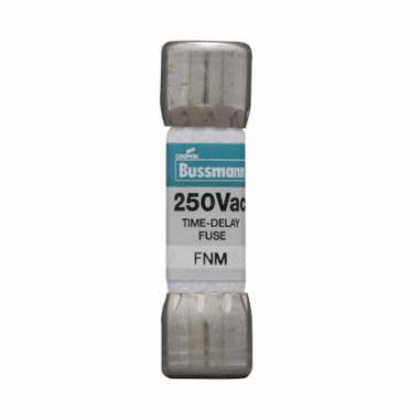 Bussmann Fusetron™ FNM-1/8 Low Voltage Supplemental Time Delay Fuse, 0.125 A, 250 VAC, 35 A Interrupt, Class: Midget, Cartridge Body