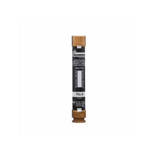 Bussmann Fusetron™ FRS-R-10ID Current Limiting Time Delay Fuse, 10 A, 600 VAC/300 VDC, 200/20 kAIC Interrupt, RK5 Class, Cylindrical Body