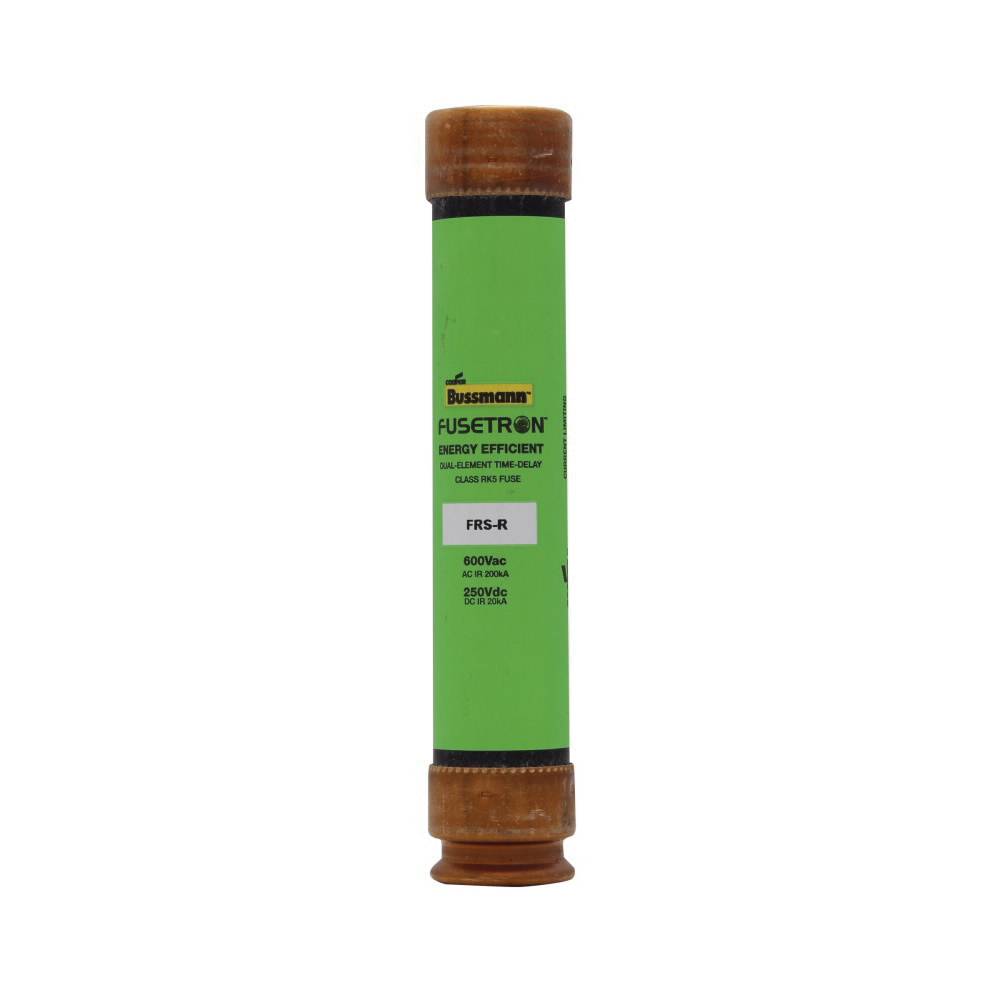 Bussmann Fusetron™ FRS-R-45 Advanced Protection Current Limiting Energy Efficient Low Voltage Time Delay Fuse, 45 A, 600 VAC/250 VDC, 20/200 kA Interrupt, RK5 Class, Cartridge Body