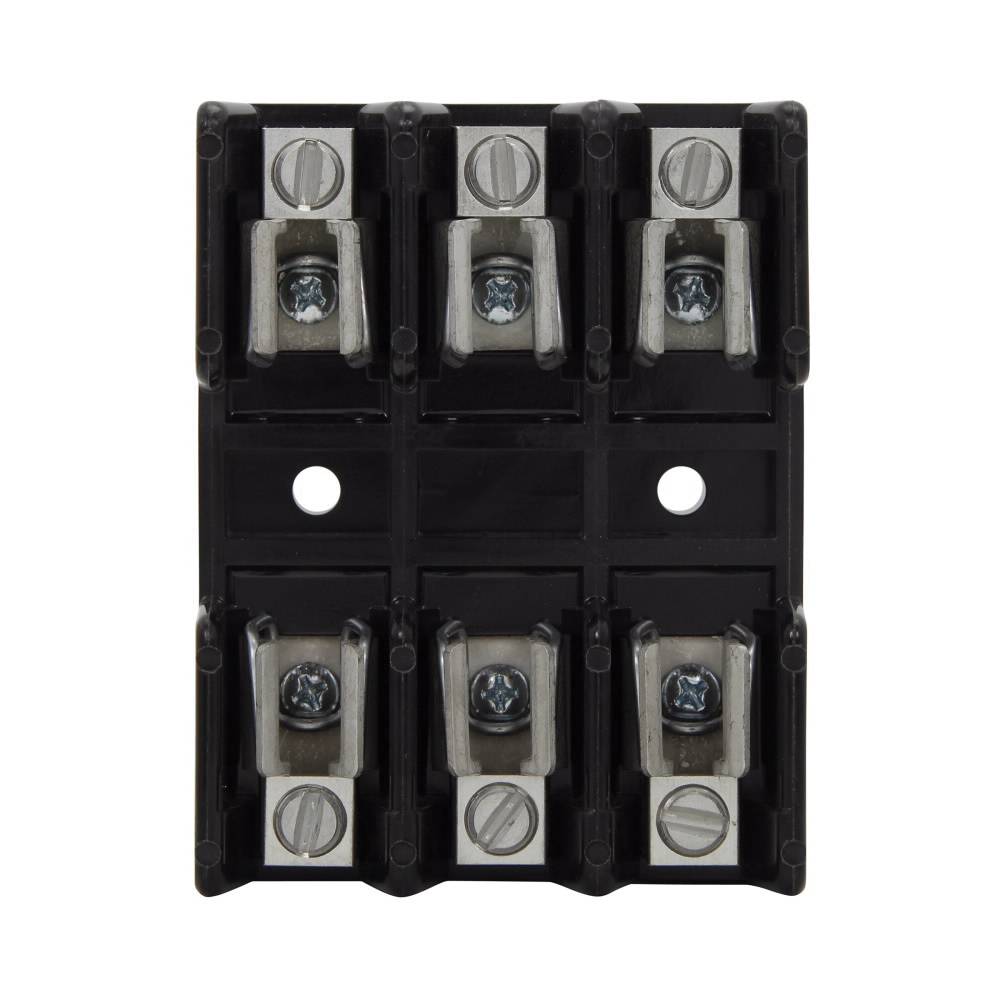 Edison G30060-3CR Open Style Fuse Block, 480 VAC, 35 to 60 A, Class: G, 14 to 2 AWG, 8 to 2 AWG Wire, 3 Poles