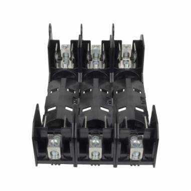 Edison HM60060-3CR Modular Fuse Block, 600 VAC, 60 A, Class: H, 14 to 2 AWG, 8 to 2 AWG Wire, 3 Poles
