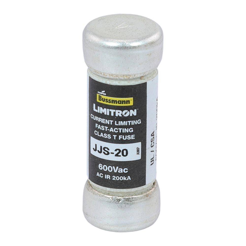 Bussmann Limitron™ T-Tron® JJS-20 Fast Acting Current Limiting Low Voltage Fuse, 20 A, 600 VAC, 200 kA Interrupt, T Class, Cartridge Body
