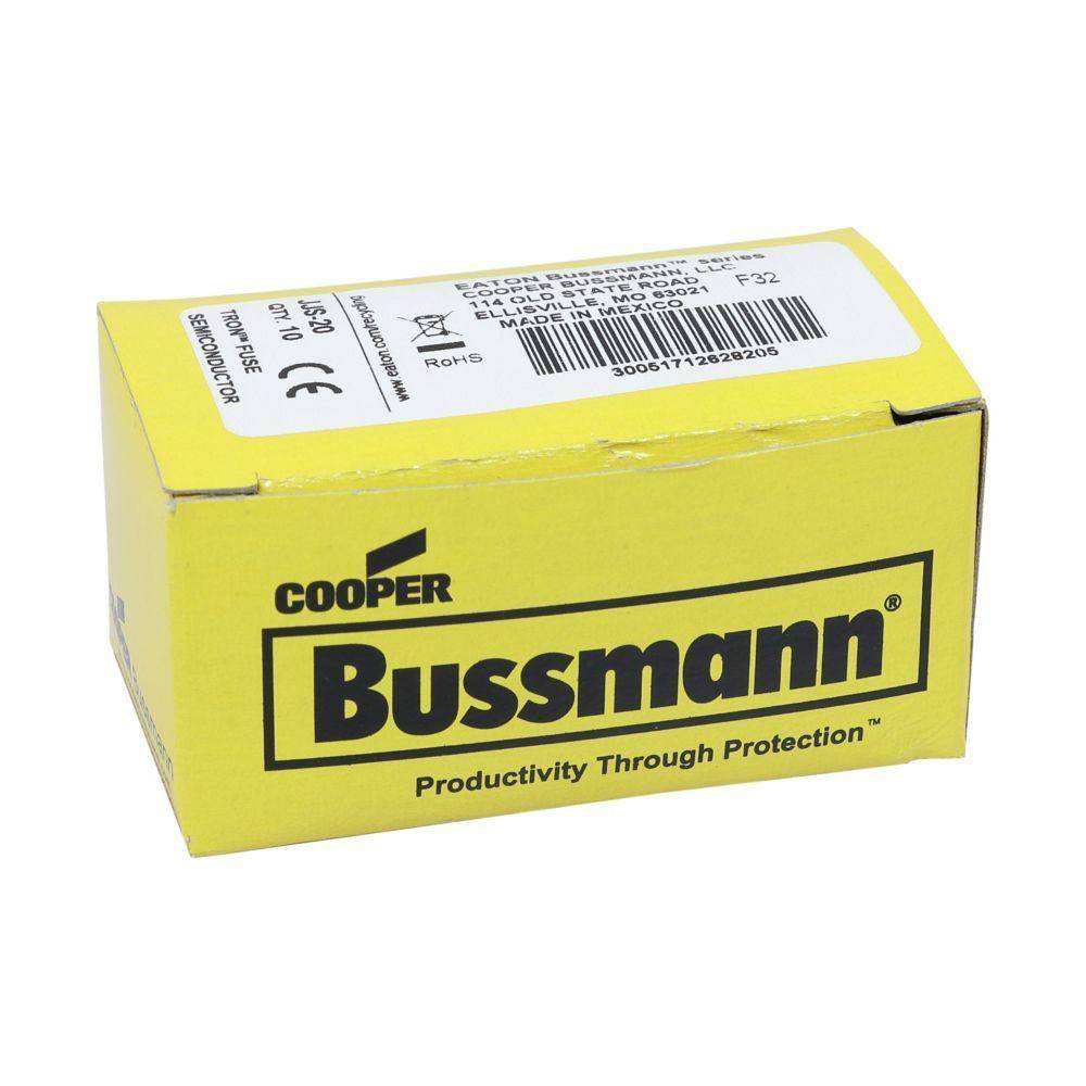 Bussmann Limitron™ T-Tron® JJS-20 Fast Acting Current Limiting Low Voltage Fuse, 20 A, 600 VAC, 200 kA Interrupt, T Class, Cartridge Body