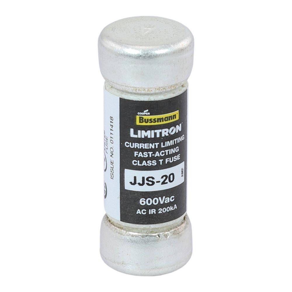 Bussmann Limitron™ T-Tron® JJS-20 Fast Acting Current Limiting Low Voltage Fuse, 20 A, 600 VAC, 200 kA Interrupt, T Class, Cartridge Body