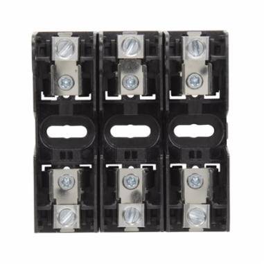 Edison JM60030-3CR Fuse Block, 600 VAC, 1/2 to 30 A, Class: J, 14 to 2 AWG, 8 to 2 AWG Wire, 3 Poles