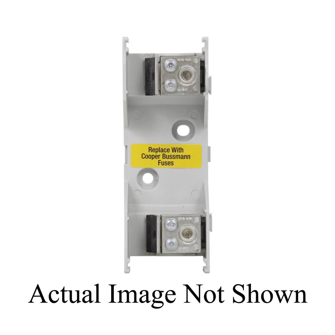 Edison JM60100-1CR JM600 Fuse Block, 600 VAC, 70 to 100 A, J Class, 14 to 1/0 AWG Wire, 1 Pole