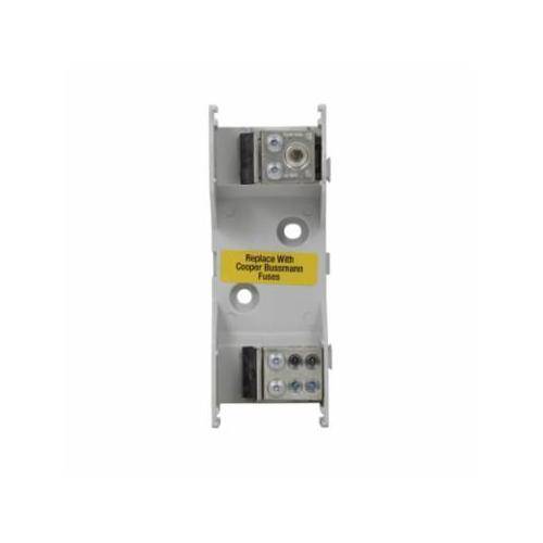 Edison JM60100-1MW14 JM600 Fuse Block, 600 VAC, 70 to 100 A, J Class, 14 to 1/0 AWG Wire, 1 Pole
