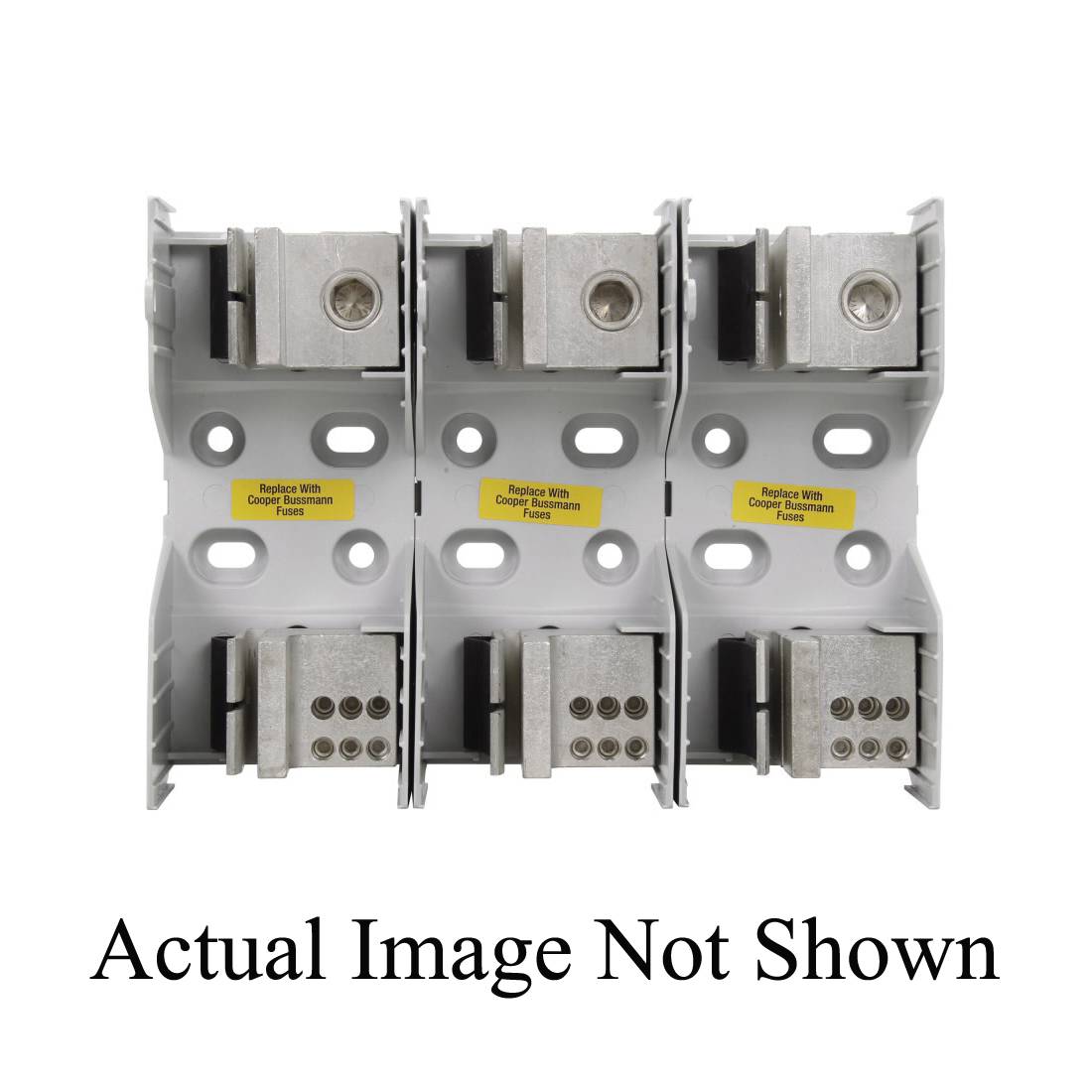 Bussmann JM60400-1MW26 JM600 Modular Fuse Block, 600 VAC, 225 to 400 A, Class: J, 6 AWG to 350 kcmil Wire, 1 Pole