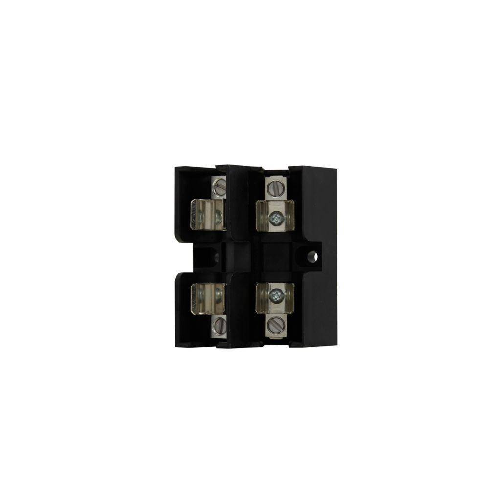 Edison JP60030-3CR Pyramid/Open Style Fuse Block, 600 VAC/VDC, 30 A, J Class, 14 to 2 AWG Wire, 3 Poles