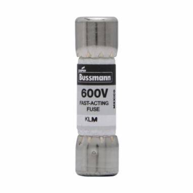 Bussmann Limitron™ KLM-25 Fast Acting Low Voltage Midget Supplemental Fuse, 25 A, 600 VAC/VDC, 100000 A AC/50000 A DC Interrupt, Class: Supplemental, Cartridge Body