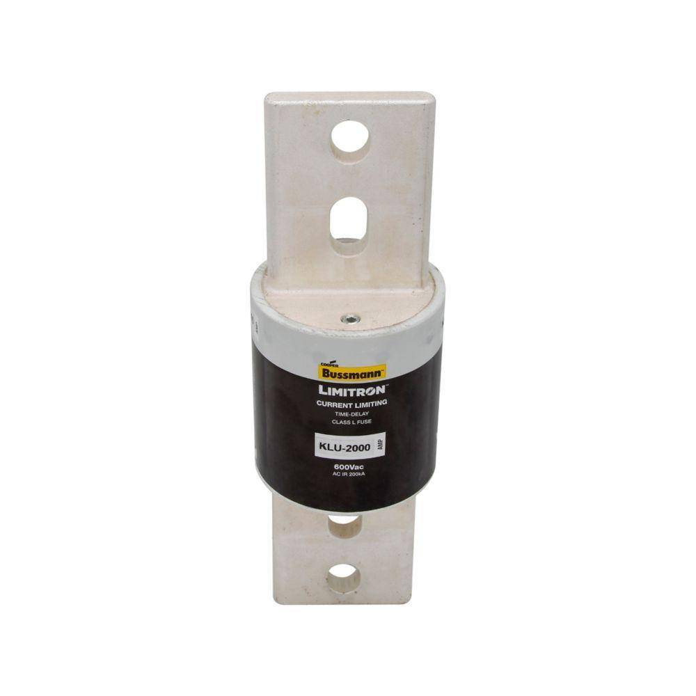 Bussmann Limitron™ KLU-2000 Current Limiting Time Delay Fuse, 2000 A, 600 V, 200 kAIC Interrupt, L Class, Cartridge Body