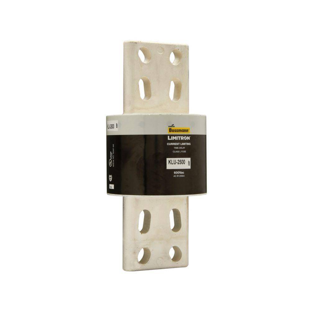 Bussmann Limitron™ KLU-3000 Current Limiting Time Delay Fuse, 3000 A, 600 V, 200 kAIC Interrupt, L Class, Cartridge Body