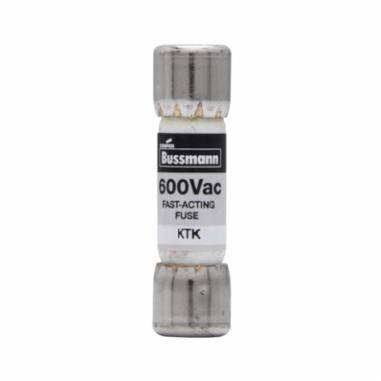 Bussmann Limitron™ KTK-2-1/2 Fast Acting Midget Fuse, 2.5 A, 600 VAC, 100000 A Interrupt, Class: Supplemental, Cylindrical Body