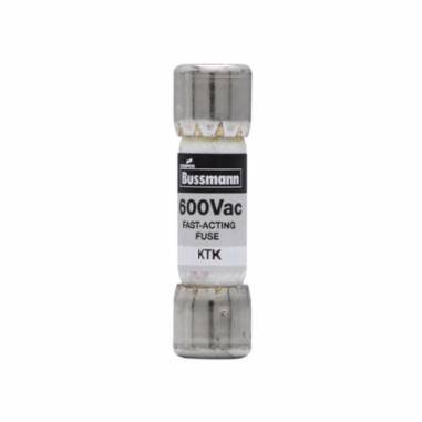Bussmann Limitron™ KTK-2-1/2 Fast Acting Midget Fuse, 2.5 A, 600 VAC, 100000 A Interrupt, Class: Supplemental, Cylindrical Body