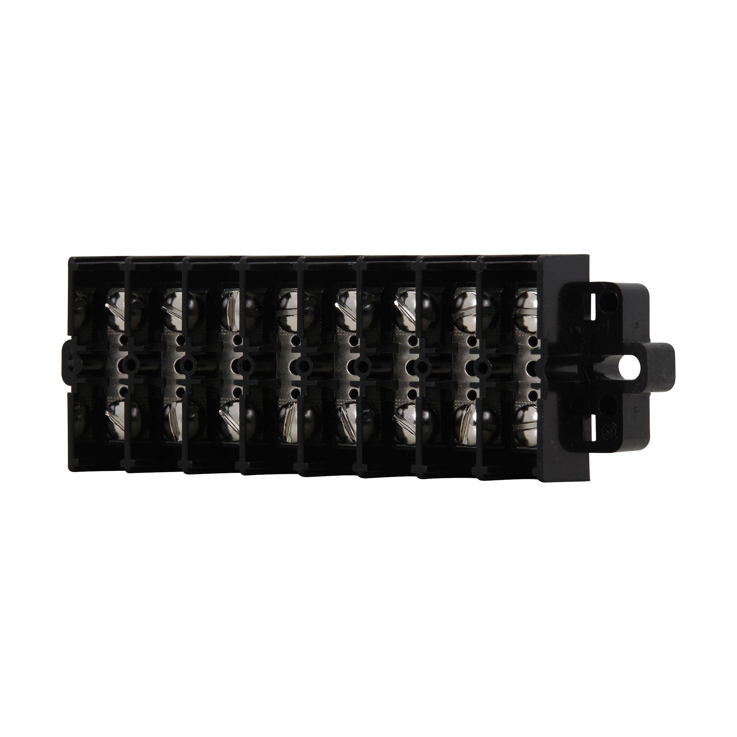 Bussmann KU12-MT Terminal Block Strips and Barrier Block, 600 V, 60 A, Black