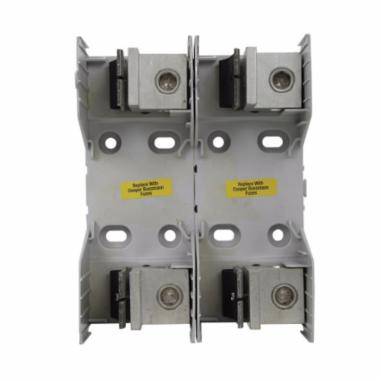 Edison RM25100-3CR RM250 Modular Knife Blade Fuse Block, 250 VAC, 100 A, R Class, 14 to 1/0 AWG Wire, 3 Poles