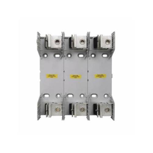 Bussmann RM60400-3CR RM600 Modular Knife Blade Fuse Block, 600 VAC, 225 to 400 A, Class: R, 4 AWG to 600 kcmil Wire, 3 Poles