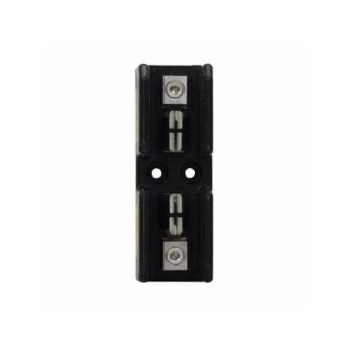 Edison T30100-1CR T300 Open Style Fuse Block, 300 VAC/VDC, 61 to 100 A, T Class, 8 to 1/0 AWG Wire, 1 Pole