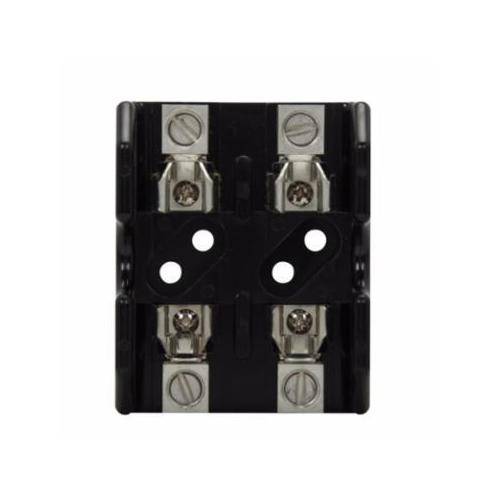 Edison T60030-1CR Open Style Fuse Block, 600 VAC/VDC, 1/2 to 30 A, T Class, 14 to 2 AWG Wire, 1 Pole