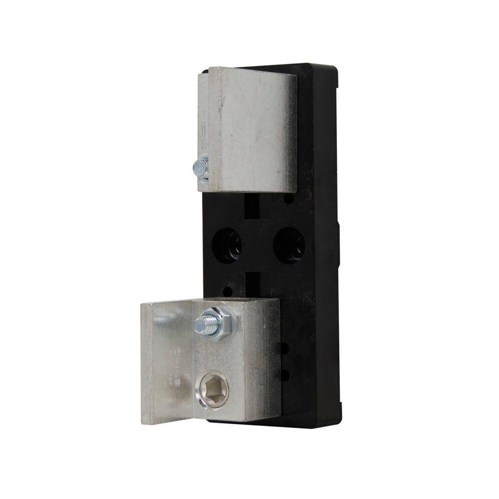 Edison T60200-1C T600 Open Style Fuse Block, 600 VAC/VDC, 101 to 200 A, T Class, 6 AWG to 250 kcmil Wire, 1 Pole