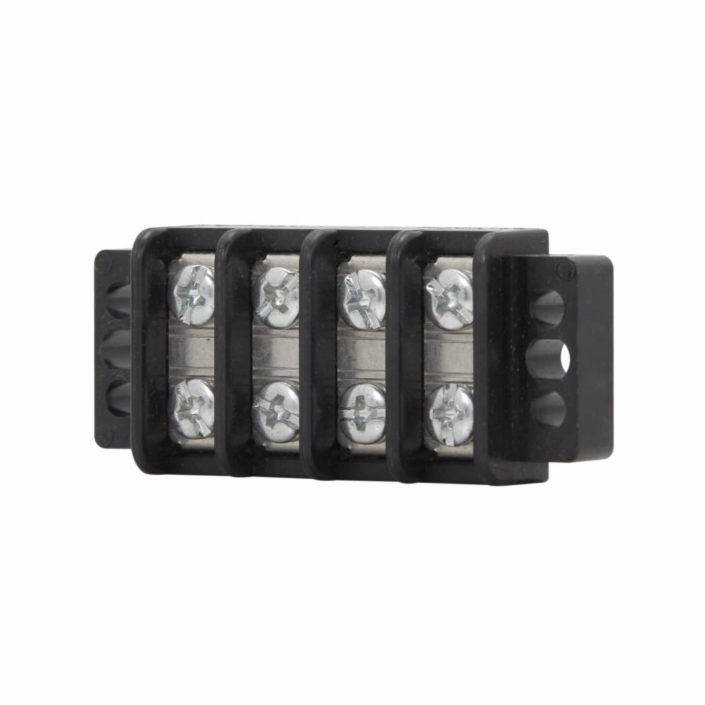 Bussmann TB200-08SS Terminal Block Strips and Barrier Block, 300 V, 30 A, Black