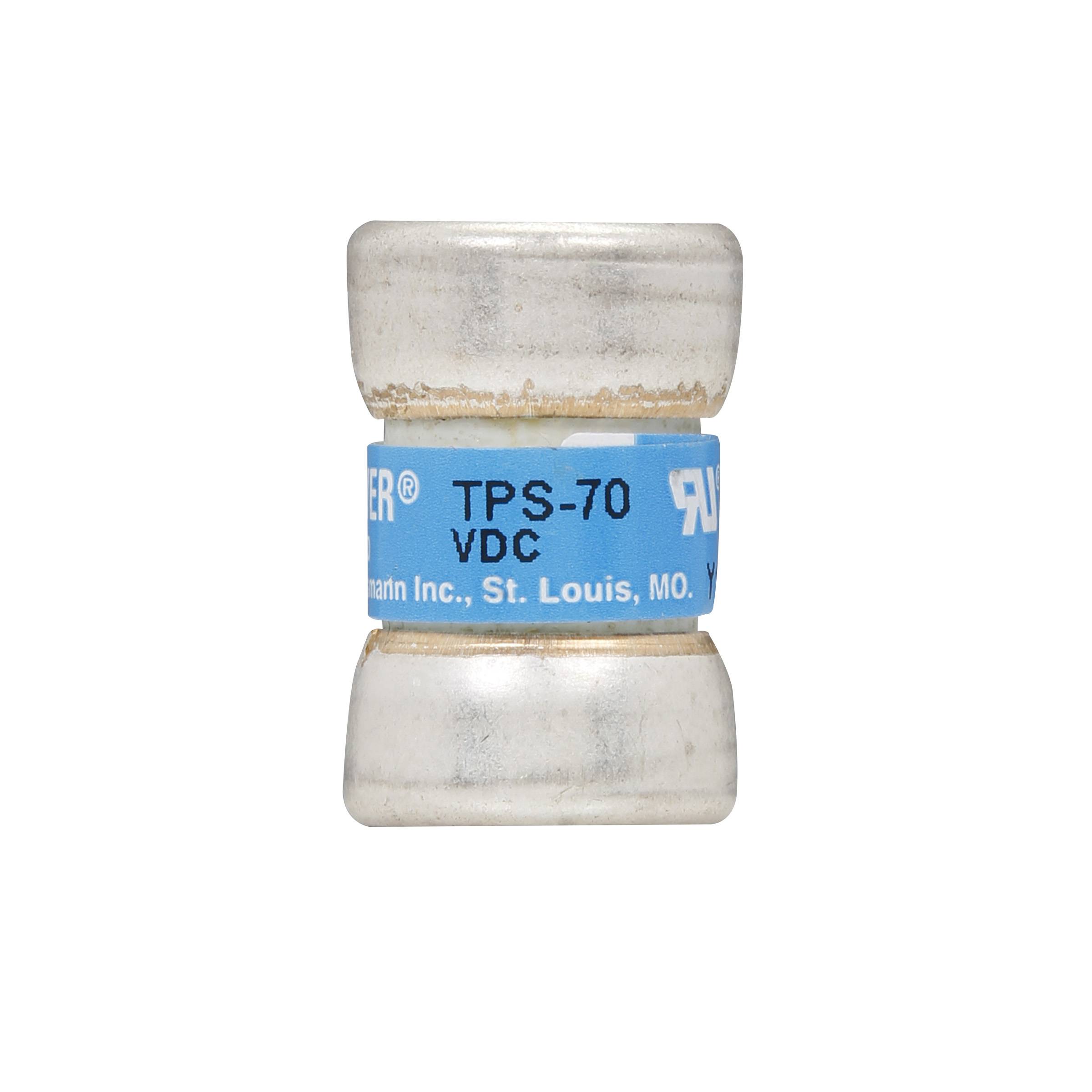 Bussmann TPS-15 Fast Acting Current Limiting Fuse, 15 A, 170 VDC, 100 kA Interrupt