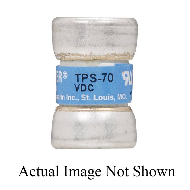 Bussmann TPS-3 Current Limiting Telecommunication Fuse, 3 A, 170 VDC, 100 kAIC Interrupt