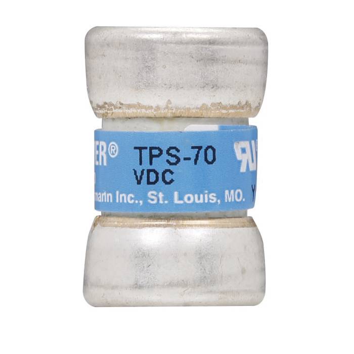EATON Bussmann Telpower™ TPS-70 Current Limiting Telecommunication Fuse, 70 A, 170 VDC, 100 kA Interrupt