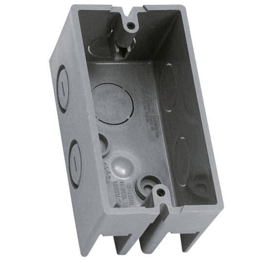 Carlon® B112HBR Non-Metallic Handy Box, 12 cu-in Capacity, 1 Gangs, 1 Outlets
