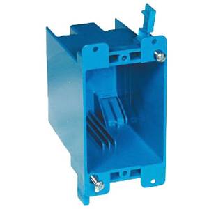 20 Cu Inch, Thomas & Betts Corporation B120R Blue™ Outlet Box, 1-Gang