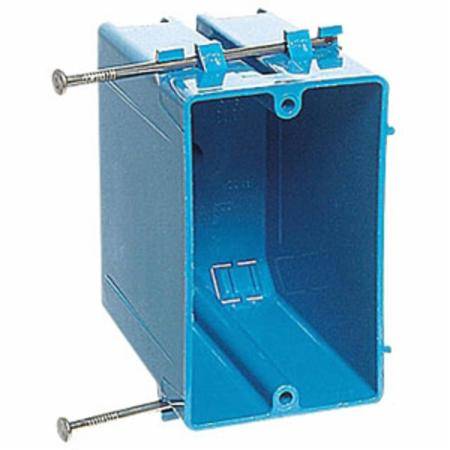 22 Cu Inch, 4-Knockout, Thomas & Betts Corporation B122A-UPC Blue™ Switch Box, 1-Gang