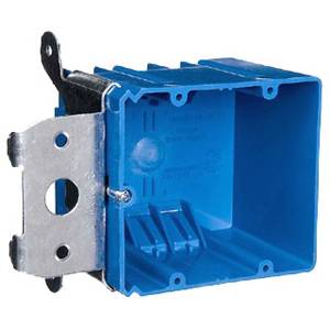 34 Cu Inch, Thomas & Betts Corporation B234ADJ Blue™ Switch Box, 2-Gang
