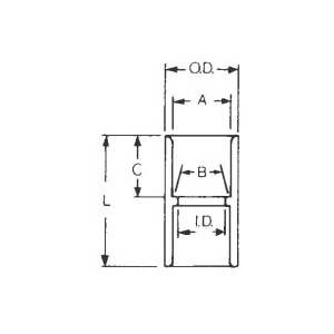 Carlon® E940J Non-Metallic Standard Coupling, 2 in, For Use With SCH 40 and SCH 80 Conduit, PVC