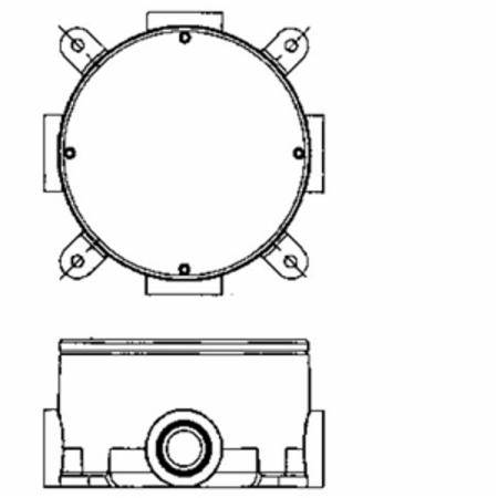 3/4" Thomas & Betts Corporation E970CE Conduit Body and Cover