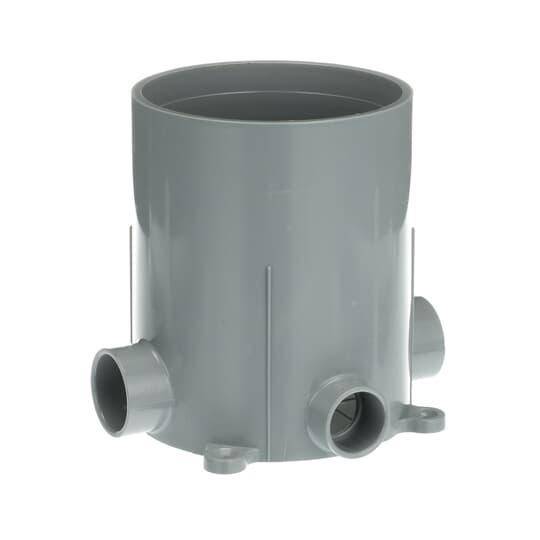 Carlon® E971FB Drop-In Non-Metallic Floor Box, PVC, 90 cu-in Capacity, 1 Gangs, 1 Outlets, 5.4 in D