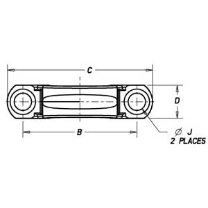 2" Thomas & Betts Corporation E977JC Clamp