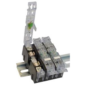 Edison BCM603-3PQ Modular Fuse Block, 600 VAC, 30 A, 18 to 10 AWG Wire, 3 Poles
