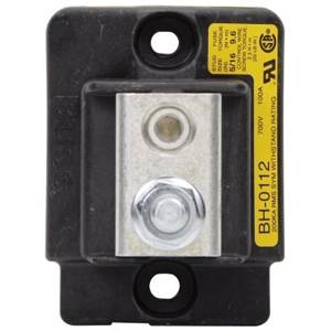 Edison BH-0111 High Speed Modular Fuse Block, 0 to 700 VAC, 0 to 100 A, 14 to 2/0 AWG Wire, 1 Pole