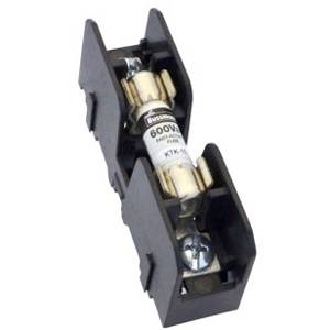 Edison BMM603-1SQ Modular Midget Fuse Block, 600 VAC, 30 A, 18 to 10 AWG Wire, 1 Poles