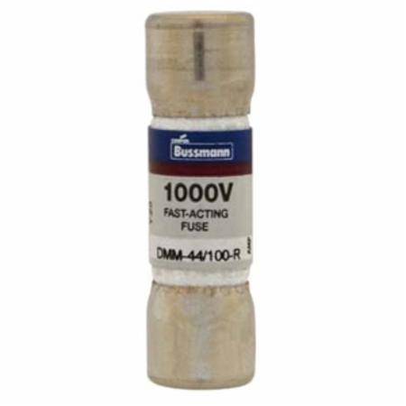 Bussmann DMM-B-44/100 Fast Acting Fuse, 0.44 A, 1000 VAC/VDC, 20 kA Interrupt, Cartridge Body