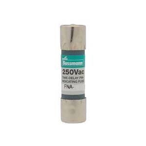 Bussmann Fusetron™ FNA-1-1/8 Supplemental Time Delay Fuse, 1.125 A, 125 VAC, 10000 A Interrupt, Class: Supplemental, Cartridge Body