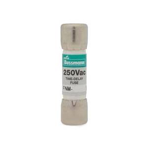 Bussmann Fusetron™ FNM-1/10 Low Voltage Supplemental Time Delay Midget Fuse, 1/10 A, 250 VAC, 35 A Interrupt, Class: Supplemental, Cartridge Body