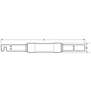 Bussmann Fusetron™ FRS-R-100 Advanced Protection Current Limiting Energy Efficient Low Voltage Time Delay Fuse, 100 A, 600 VAC/300 VDC, 20/200 kA Interrupt, RK5 Class, Cartridge Body