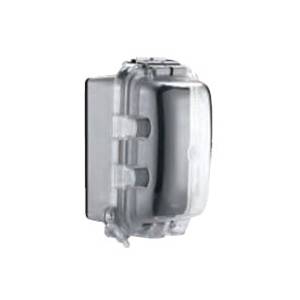 EATON WIU-1W Standard Duty Weather Protective While-In-Use Cover, 6.09 in L x 4.45 in W x 3-1/4 in D, Self-Close Cover, Polycarbonate 